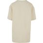 Build Your Brand Ladies Oversized Boyfriend Tee sand