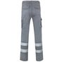 Velilla Pantalon stretch multipoches à bandes réfléchissantes grey