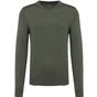 Kariban Pull col V homme green_marble_heather