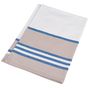 Kariban essuie-vaisselle à rayures white/royal_blue