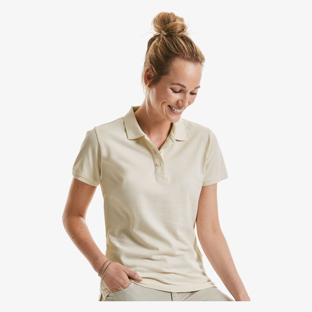 Ladies' Pure Organic Polo Russell-pure-organic