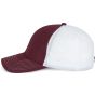 K-up Casquette trucker - 6 panneaux light_burgundy/white