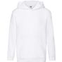 fruit of the loom Premium Hooded Sweat Kids blanc