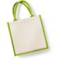 Westford Mill Printers Midi Jute Bag apple_green