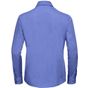 Russell Collection Ladies’ long sleeve classic polycotton poplin shirt corporate_blue