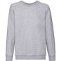 fruit of the loom Classic Raglan Sweat Kids - heather_grey - 12/13ans