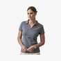 tee jays Women's luxury stretch v-neck polo