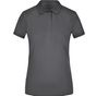 James&Nicholson Ladies´ Elastic Polo Piqué graphite