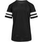 Build Your Brand Ladies Mesh Stripe black/white