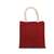 kimood Sac style cabas en toile de jute - petit modèle cherry_red/gold