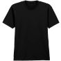 Gildan Softstyle Midweight Adult No Label Enzyme Wash T-Shirt pitch_black