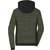 James&Nicholson Ladies´ Padded Hybrid Jacket olive_melange/black