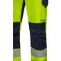 Velilla Pantalon stretch avec genouillères et bandes réfléchissantes navy/fluo_yellow