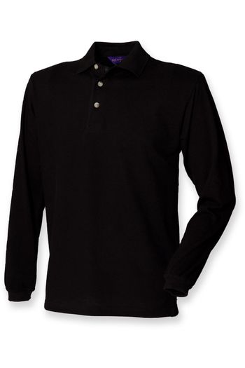 Image produit Polo piqué manches longues HENBURY