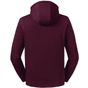 Russell-pure-organic Pure Organic High Collar Hooded Sweat burgundy