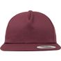 flexfit Unstructured 5-Panel Snapback maroon