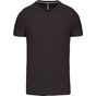 Kariban T-shirt col V manches courtes dark_grey