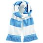 Beechfield Echarpe Varsity sky_blue/white