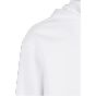 Build Your Brand Fluffy Zip Hoody White