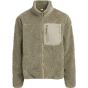 Build Your Brand Bonded Sherpa Jacket pale_olive