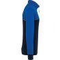 WK Designed To Work Sweat-shirt écoresponsable col zippé unisexe navy/royal_blue