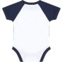 Larkwood Short Sleeved Baseball Bodysuit white/navy