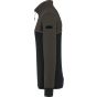 WK Designed To Work Sweat-shirt écoresponsable col zippé unisexe black/dark_grey