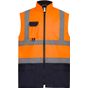 yoko  Bodywarmer rembourré haute visibilité hi_vis_orange/navy