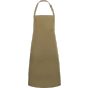 karlowsky Bib apron basic with buckle and pocket camel