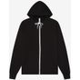 Bella Unisex sponge fleece full-zip hoodie black
