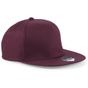 Beechfield Casquette snapback rappeur à 5 panneaux burgundy