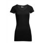 Promodoro Women´s Slim Fit V-Neck-T Long black