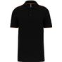 WK Designed To Work Polo Day To Day contrasté manches courtes homme black/orange