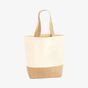 westfordmill Sac de courses en toile avec base en jute