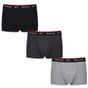 Reebok Men´s Short Sports Trunk - Redgrave (3 Pair Pack) black/grey_marl/charcoal