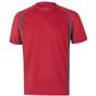 Velilla Tee-shirt technique bicolore red/grey