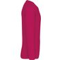 Kariban T-shirt col V manches longues fuchsia