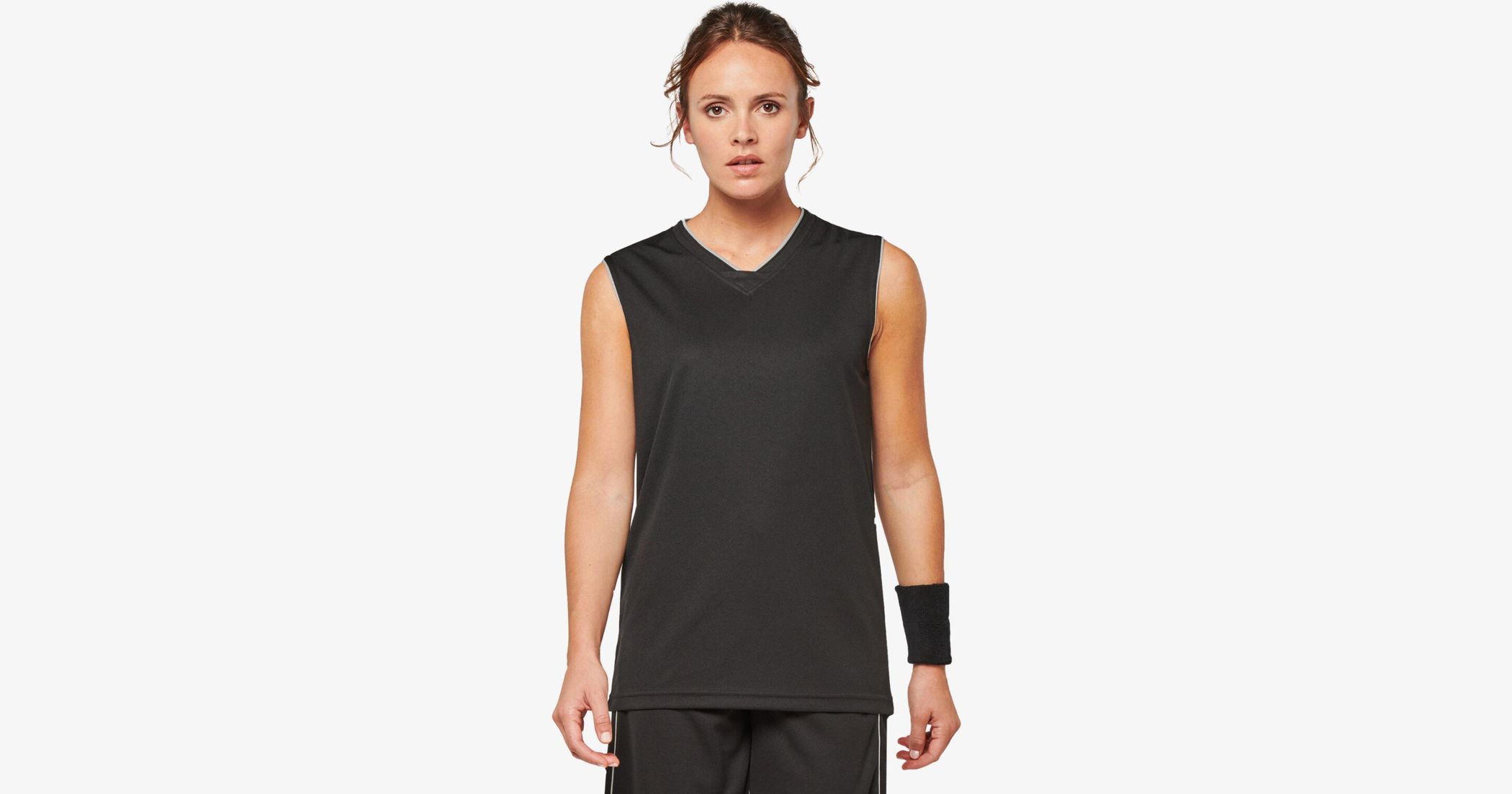 Maillot basketball sans manche enfant - ts500 fast violet