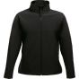 Regatta Women's Ablaze Printable Softshell Jacket black/black
