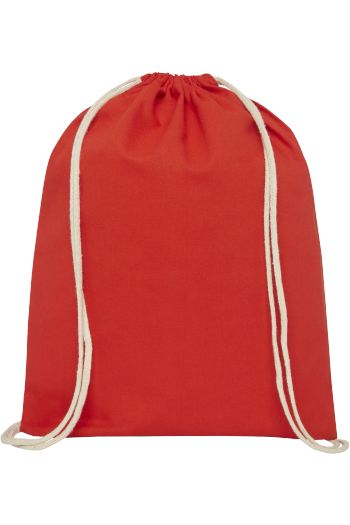 Image produit Sac à dos Oregon en coton avec cordon de serrage 5L