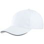 Myrtle Beach Light brushed Sandwich Cap white/navy