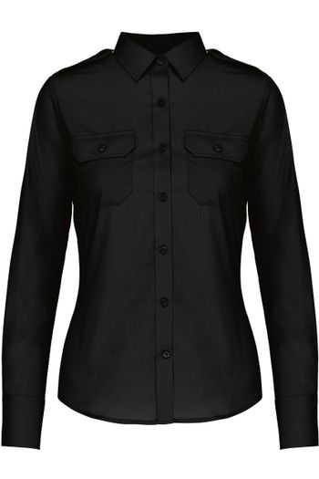 Image produit Chemise pilote manches longues femme