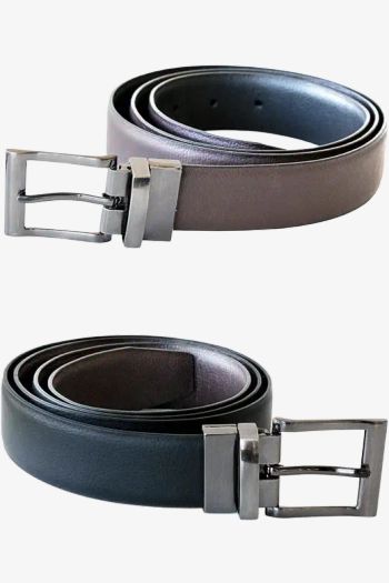 Image produit Elegant Two-Color Reversible Belt "SCHAFFHAUSEN"