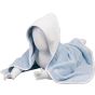 A&R Serviette à capuche pour bébé Babiezz® Light blue / White / White