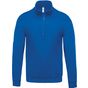 Kariban Sweat-shirt col zippé  - light_royal_blue - L