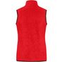 James&Nicholson Ladies´ Fleece Vest red/black