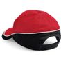 Beechfield Casquette de compétition Teamwear classic_red/black/white