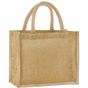 westfordmill Tote bag midi en jute amidonné naturel natural