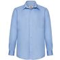fruit of the loom Men´s Long Sleeve Poplin Shirt bleu_clair