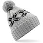 Beechfield Bonnet Fair Isle snowstar® light_grey/black/off_white